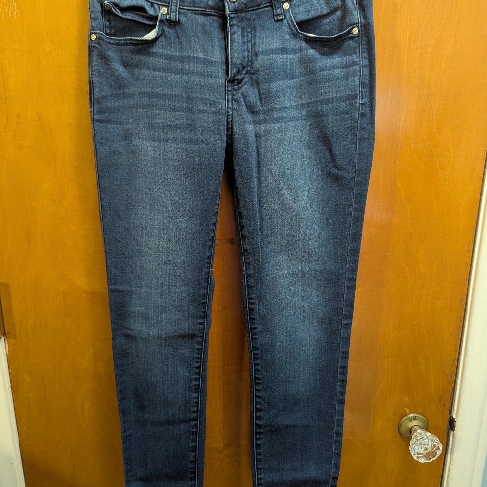 Jennifer Lopez Dark Blue Skinny Jeans